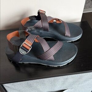 Chaco Men's Black and Rust Sandals